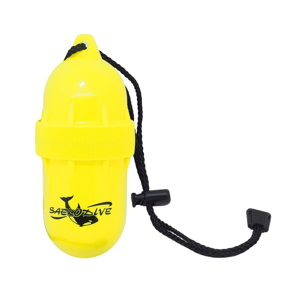 Cylinder Dry Box with Lanyard – Waterproof Container, Watertight Key Pouch Ho…