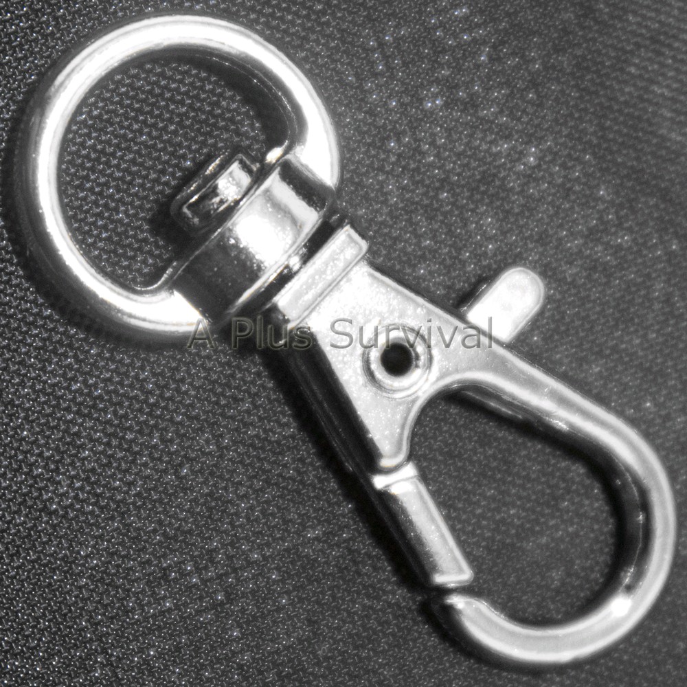 Lot of 100 – Swivel Clip Snap Hook 1.25″ Paracord Lanyards Bracelets Keychains