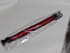 (100) 10″ FIREFIGHTER Paracord bracelets w/Locking Clip (Makes A Great Gift)
