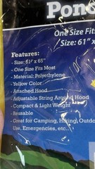Emergency Poncho – Lot of 5 – (NEW)