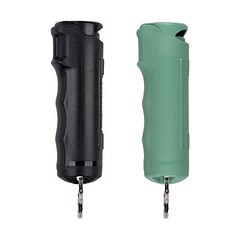Sabre Pepper Gel Flip Top 2 Pack 54oz Black Sage Green Snap Clip UV Marking Dye