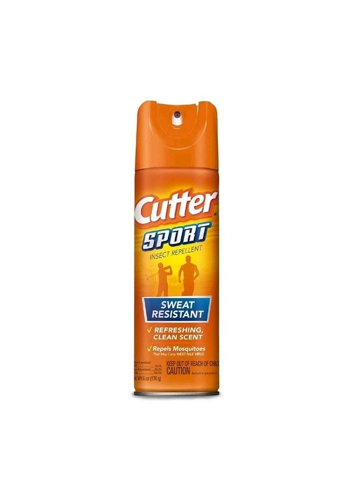 Cutter Sport Insect Repellent Aerosol 6-Ounce New! Free Shipping…