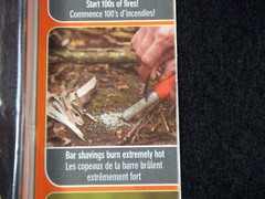 New SOL Mag Striker Survival Flint Fire Starter Camping Hiking Bottle Opener