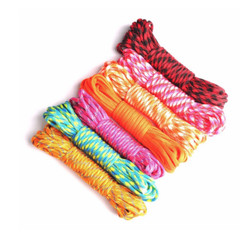 Paracord 550 Parachute Cord Lanyard Rope Mil Spec Type III 7Strand Outdoor Climb
