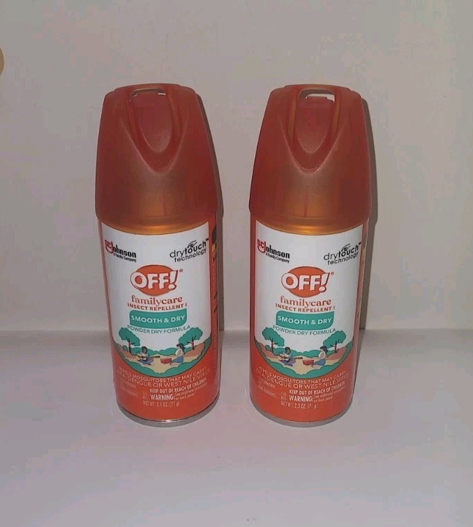 OFF! Family Care Smooth & Dry Powder Formula Insect Repellent 2.5oz Travel Size
