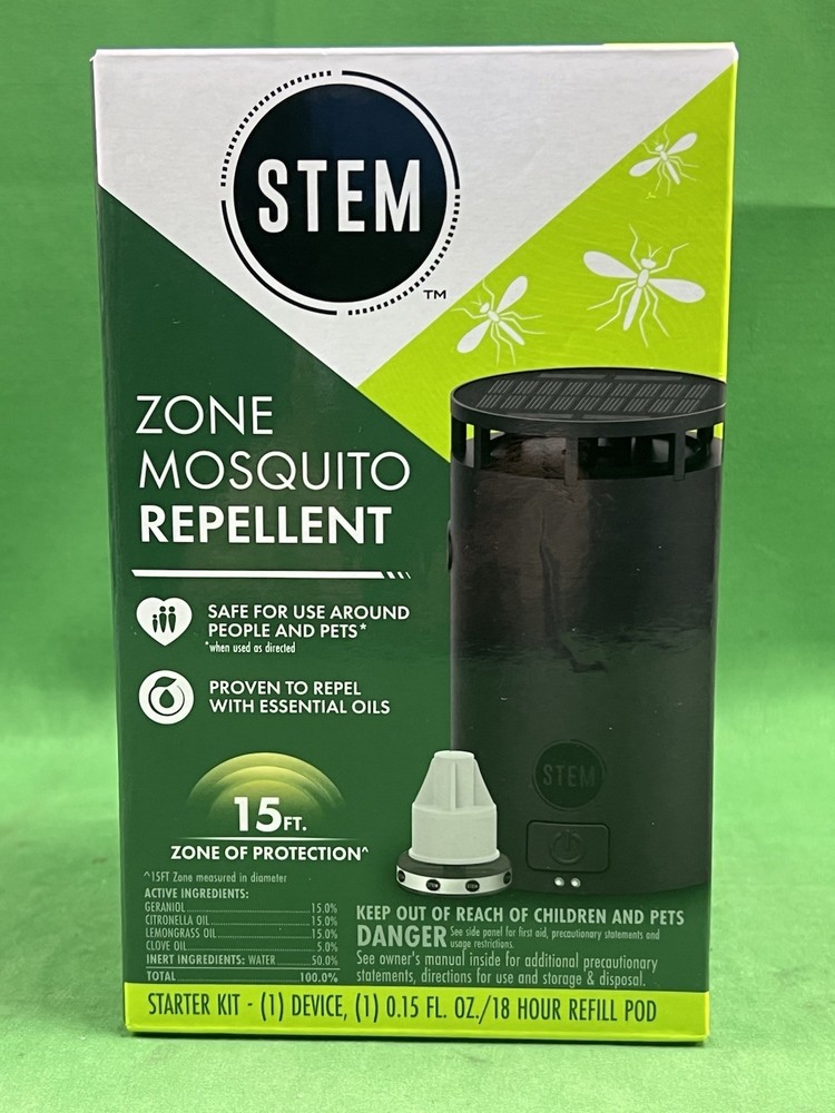 STEM Zone Mosquito Repellant 15ft. Starter Kit New (e17)
