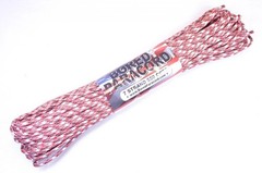 Bored Paracord Brand Paracord/Parachute Cord 7-Strand, 550 50 Feet, Red Camo