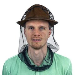 Wide Brim Hat Sun Heat Cap w/ Mosquito Net for Outdoor Fishing Camping Gardening
