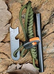 Herramienta de arranque de pedernal de fuego para acampar y hacer senderismo