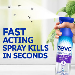 Zevo Flying Insect Killer Spray for Gnats & Mosquitoes 10 oz, 3 Pack