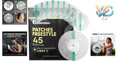 Freestyle Libre 2 Waterproof Sensor Covers 45 Transparent Protectors