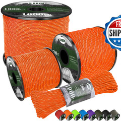 X Xben Paracord Reflective 1000Lb 50/100/200/500/1000Ft 4Mm 13 Strand Parachute