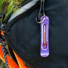 Brrr-Ometer – Snowsport Zipper Pull Thermometer for Jacket, Parka, or Backpack |