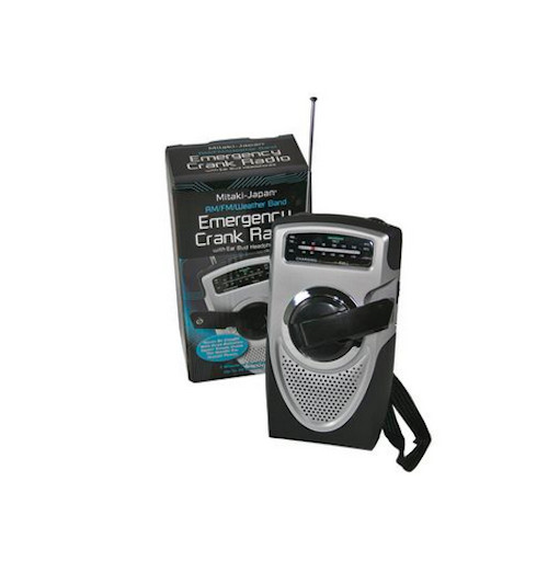 Mitaki-Japan AM/FM/Weather Band Emergency Crank Radio