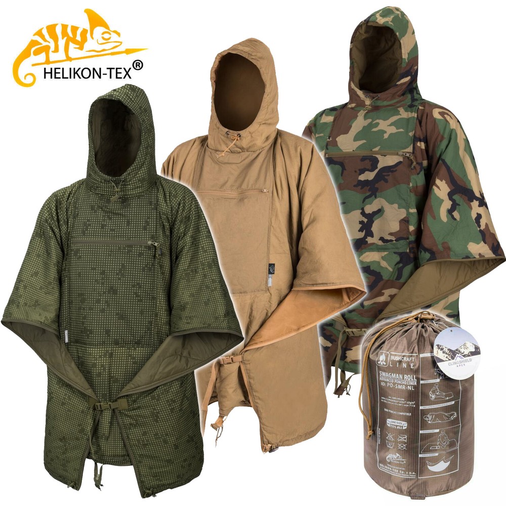 Helikon-Tex Swagman Roll Poncho Woobie Coat Liner Blanket Sleeping Bag ECW Warm