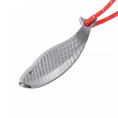 Titanium Safety Whistle Emergency Survival Whistle Necklace Outdoor Travel EDC