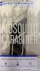 NEW Skeeter Hawk Mosquito Repellent 2 Carabiners & 4 Refill Tabs + 4 Extra Tabs