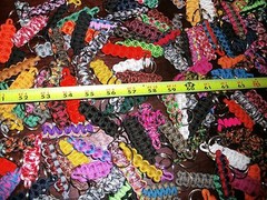 Paracord / Survival Key Chain Lot of 25