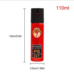 3 Pack Pepper Spray for Self Defense Max Strength 3.7oz FlipTop