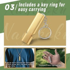 Whistle Emergency Whistles Premium Lifeguard Safety Whistle for Rescue Signal…