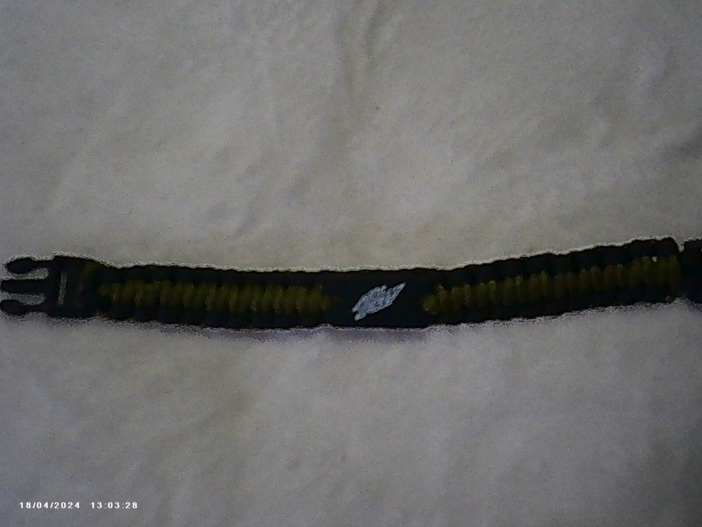 Paracord Bracelet MTN Dew Green Black