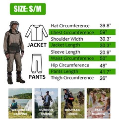 Anti-Mosquito Bug Suits Mesh Net Hooded Jacket Pant Gloves Socks for Men & Women