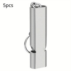 120db Loud Emergency Whistle Camping Keychain Outdoor SOS Whistle Gold & Silver