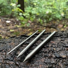 Polished Steel Paracord Fids Set | Inc 3x Sizes Fits 275, 550, 650 Cord