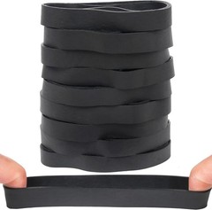 HAIDIBAO-Rubber Bands 40 Pcs size#105 Big black rubber band large Black