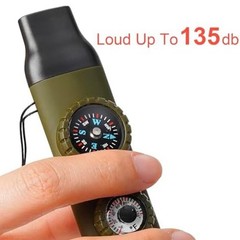 Camping Navigation Tool Built-in Whistle LED Navigation Light Neck Lanyard