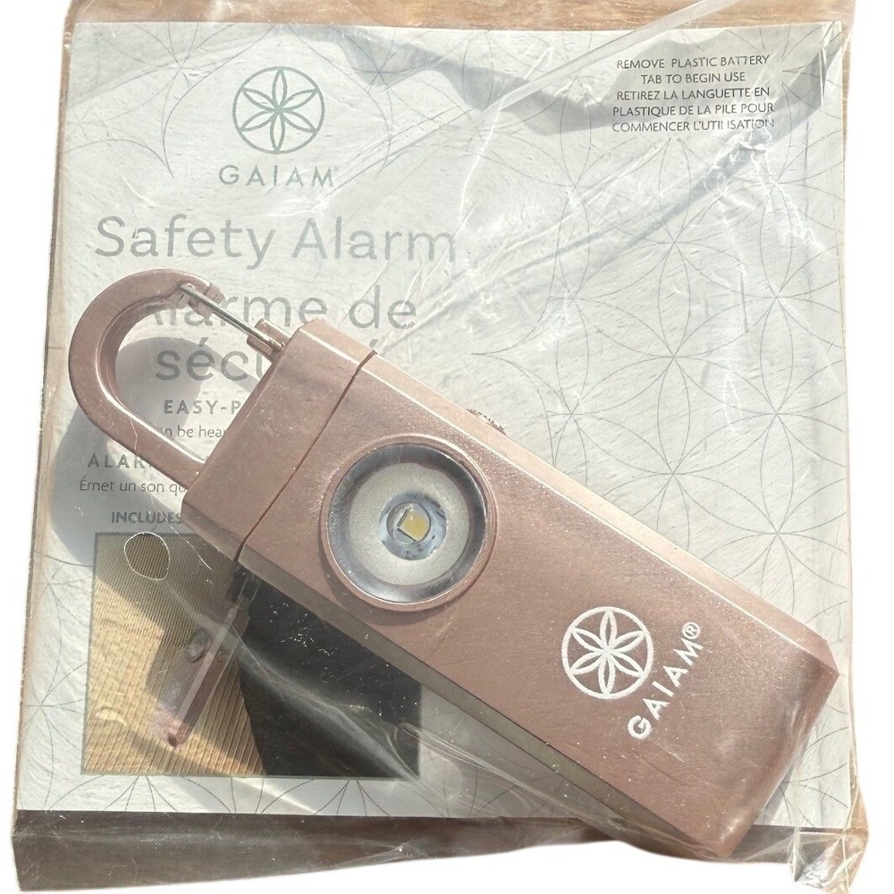 GAIAM Personal Safety Alarm Keychain Emergency Siren LED Light NEW