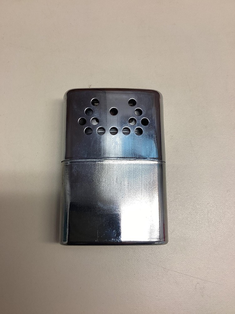 Vintage Orbex Jon-E Std Silver Catalytic Hand Warmer Pocket Heater USA Hunting