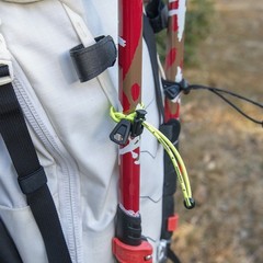 2Pcs Bungee Cord Camping Tool Elastic Cord Hiking Poles Holder Strap Easy to Use
