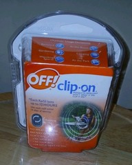 Off! Clip-on Fan Circulated Mosquito Repellent w/ 1 Refill New