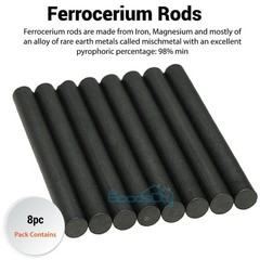 Lot Outdoor Survival Ferrocerium Flint Fire Starter Magnesium Ferro Rod Camping