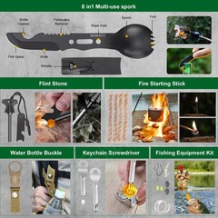 Gifts for Men Dad Husband Boyfriend, 30 in 1 Survival Gear and Equipment, Sur…