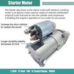 Moosun Starter Replacement For Chevrolet Chevy Cavalier Pontiac Grand Am