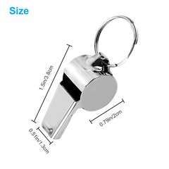 2x Coach Referee Loud Whistle Survival Singal Sports Soccer w/ Lanyard Wristband
