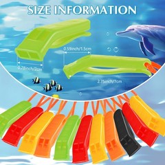 Sotiff 100 Pieces Emergency Whistles with Lanyard Safety Survival Whistles Lo…