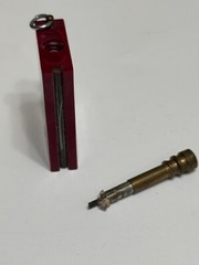 VINTAGE PERMANENT MATCH- FLINT- FIRE- CAMPING – HUNTING – HIKING- RARE RED COLOR
