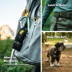 Coghlan’s Magnetic Bear Bell with Silencer – Hiking Safety One Size, Silver