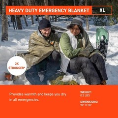 S.O.L. Survive Outdoors Longer 90% Heat Heavy Duty Emergency, Green