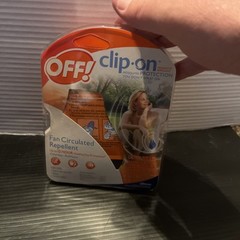 Off! Clip On Refillable Fan Circulated Mosquito Repellent NEW