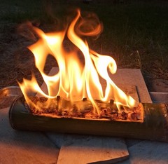 «Luxury» Fire Starter: Fatwood & Natural Wax – Backyard/Survival/Camping