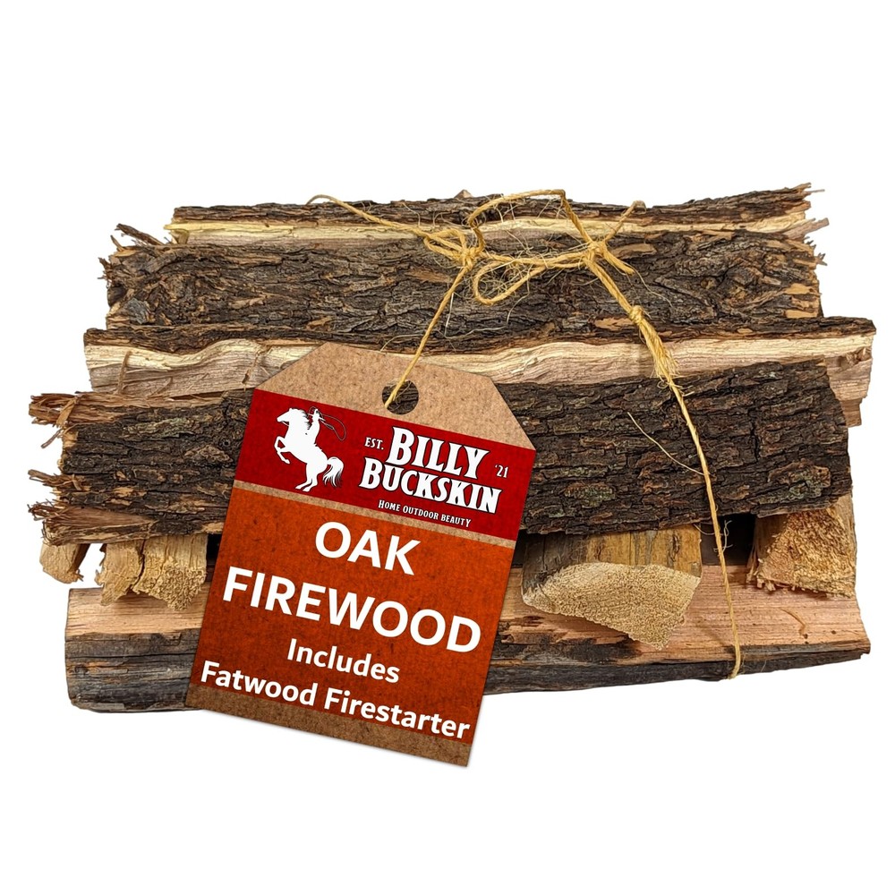 18 Lb. Oak Firewood Log & Fatwood Fire Starter Sticks Fire Wood Fire Logs Fire S