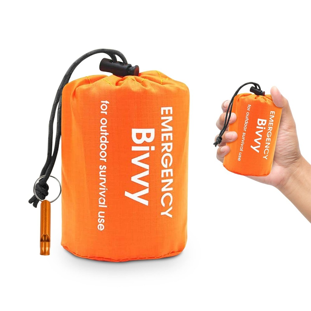 Emergency Sleeping Bag, Survival Sleeping Bag, Survival Bivy Bag First Aid Rescue…