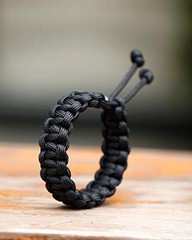 Paracord Survival Bracelets Braided Paracord Handmade Rope for black&purple