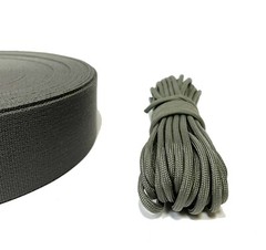 4mm Paracord 550 Bushcraft Survival Mil-Spec Type III 7 Strands – Wolf Grey