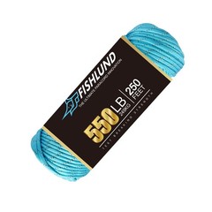 FISHLUND Paracord Rope 4mm Type III 550 250FT Reflective Parachute Rope