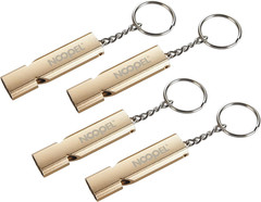 Emergency Whistles Lifeguard Safety Whistle with Lanyard and Keychain for Outdoo